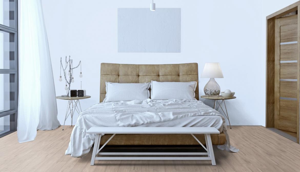 EUROPEAN OAK LIGHT BRUSHED, WHITE, OILED, HEAVY RUSTIC GRADE 180MM WIDE (BOUDOIR)